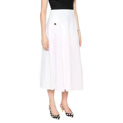 THE CHAIN-DETAIL MIDI SKIRT